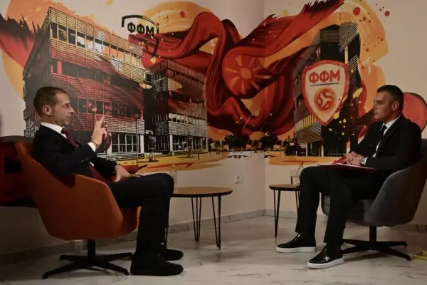 Чеферин: Ги контролираме сите сојузи, вклучително и македонскиот, но Масар одлично си ја врши работата!