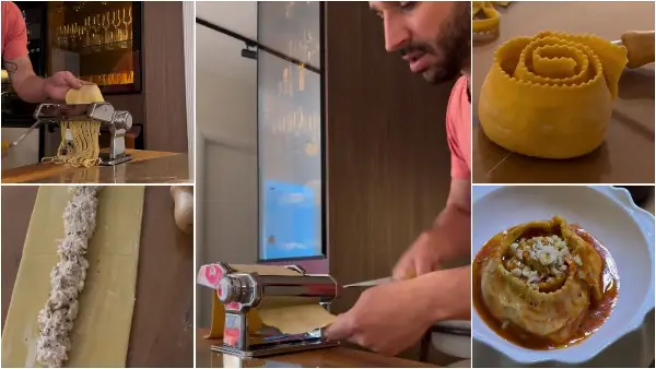 „Мојата прва Мишелин ѕвезда“: Тарабунов воодушеви со домашна „girella pasta“ - со рецепт достоен за Џејми Оливер (ВИДЕО)