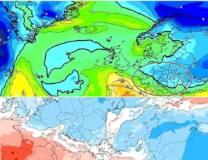 НАГЛО ЗАЛАДУВАЊЕ: Ќе ни донесе и врнежи, планински снег и северен ветер