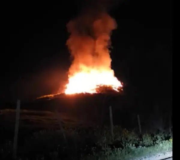 Пожар на депонијата „Краста“ во Куманово