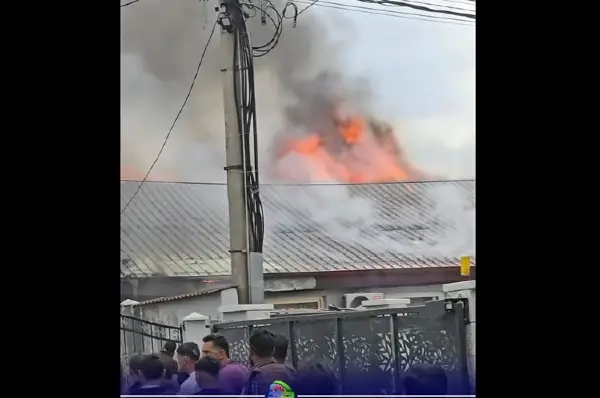 (Видео) Гори објект во Шуто Оризари, најверојатна причина е стара електрична инсталација