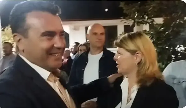 Видео: Заев дојде на Бихачка на роденденскиот коктел