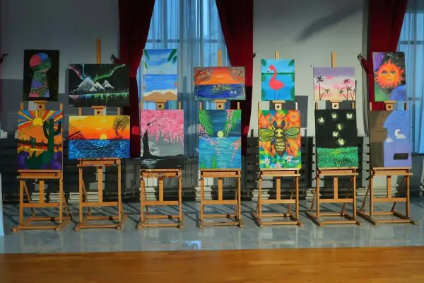 Отворена 4. изложба на дела од Детскиот ликовен камп „АСНОМ“ (ФОТО)