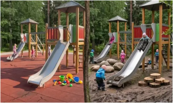 Финска ги замени гумените игралишта со кал и нечистотија-децата станале поздрави за една година