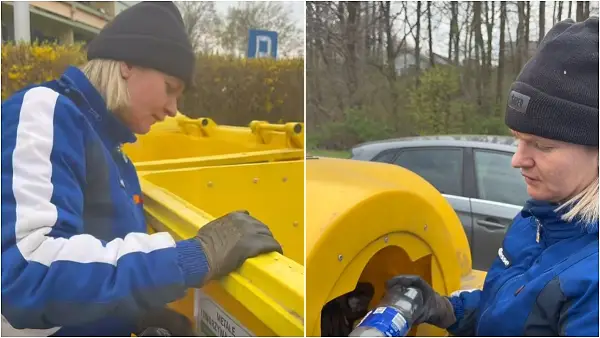 Необична заработка на девојка од Полска: Три часа пребарувала во контејнер, а профитот од тоа што го пронашла ќе ве изненади (ВИДЕО)