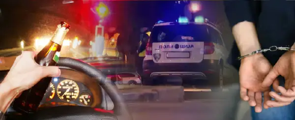 Приведени 12 возачи за безобѕирно управување возило – едно лице возело со 3,95 промили алкохол во крвта