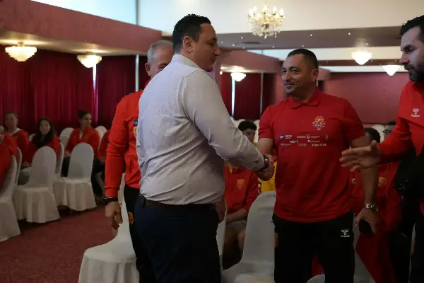 Министерот Борко Ристовски ги посети македонските ракометни надежи