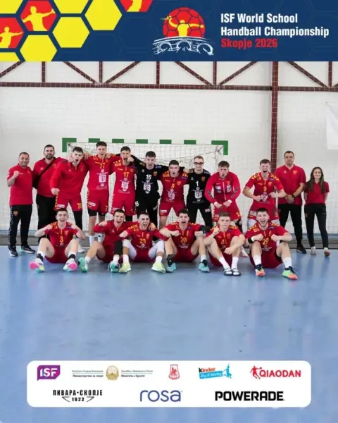 И машката македонска репрезентација ќе игра финале на Светското училишно првенство во ракомет