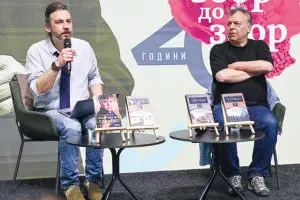 Неле Карајлиќ на Саемот на книга во Скопје: Посакувам со „Надреалистите“ да згрешевме со предвидувањето за распадот на Југославија