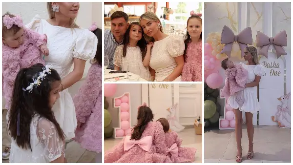 „Даша, љубов наша“: Стефан и Елена Ашковски со раскошна прослава за првиот роденден на ќерката