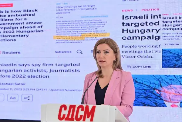 Кузеска: ВМРО-ОКГ и Мицкоски во паника ги ангажираа „Black Cube“ - Орбановата фабрика за валкани афери