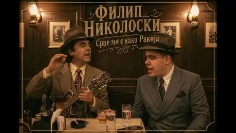 Филип Николовски со „Срце ми е како ракија“ уште еднаш покажа дека „нема лоша судбина, ако песната другар ти е“