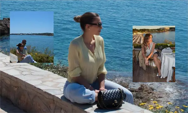 Александра Заева во летна идила со момчето: Егејот, романтика и фотографии како од разгледница