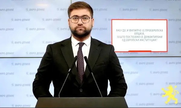 Манасиевски: Ако СДС и Филипче се проевропска опција, зошто постојано се демантирани од европски институции?