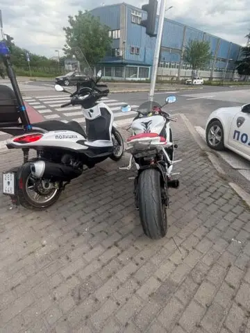 Вчера за осум часа казнети 113 возачи на мотоцикл во Скопје