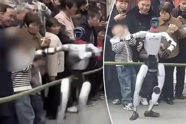 (ВИДЕО) Робот „збесна“ на настан во Кина, почна да изведува карате удари и да се фрла на земјата