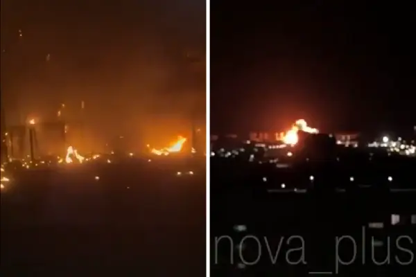 ВИДЕО: Голем украински напад длабоко на руска територија, експлозии во неколку области