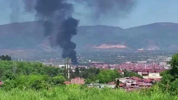 Пожарот во Визбегово е сè уште активен, но под контрола