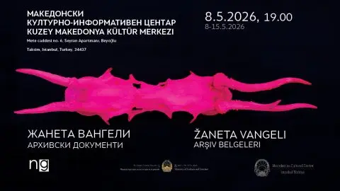 Жанета Вангели со изложбата „Архивски документи“ пред истанбулската публика