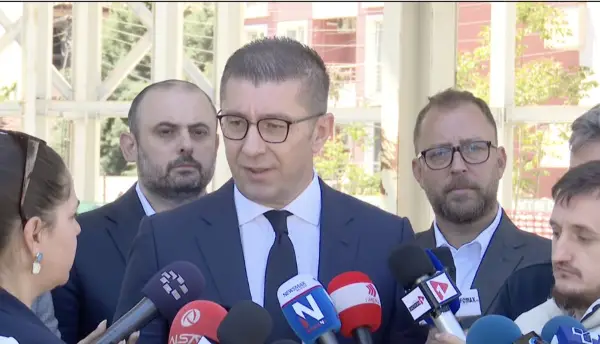 Мицкоски: Јасно е дека кај многумина има страв од избори, но изборите ќе се редовни во 2028 година