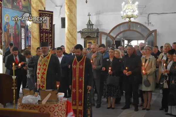 Панихида во чест на загинатите бранители од Диво Насеље (ВИДЕО)