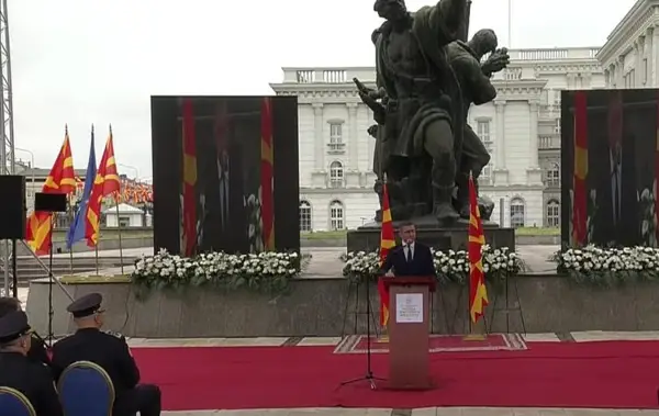 🎥 НАШИТЕ ПРЕДЦИ БЕА НА ИСПРАВНАТА СТРАНА НА ИСТОРИЈАТА Денес се бориме за знаење, развој, институции и за достоинствен живот