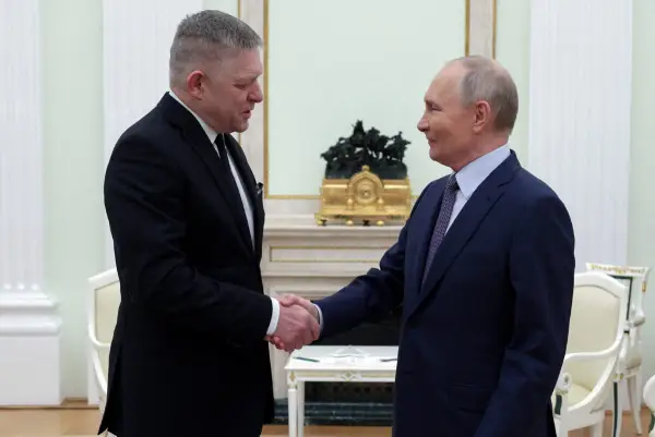 Путин го прими Фицо во Кремљ