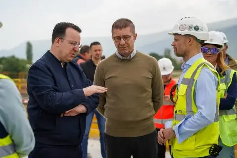 Николоски: Интензивно се гради на Коридорите 8 и 10д, работите на терен во полн замав
