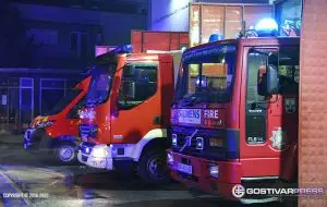 Опожарен објект во Врапчиште вчеравечер
