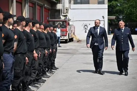 Ѓорѓиевски најави модернизација на скопската пожарна: Градот што бара храброст од своите пожарникари, има обврска да им обезбеди достоинствени услови