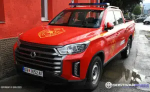 Пожар на „Кеј Вардар“ во Гостивар