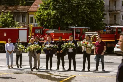 Во Битола одбележан 20-ти мај, ден на македонските пожарникари