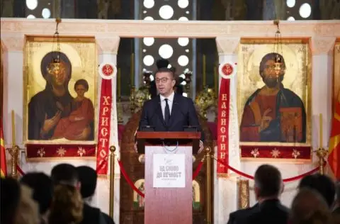 Мицкоски: Македонија се соочува со неправедна блокада на патот кон ЕУ, мора да влеземе, но притоа да останеме сочувани и достоинствени