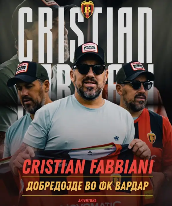 Аргентинецот Фабијани нов тренер на Вардар