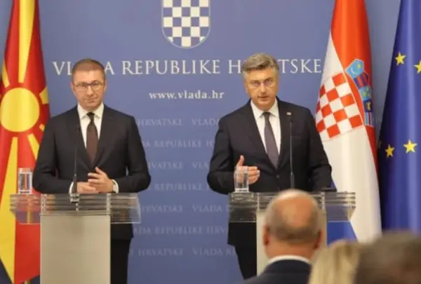 Хрватскиот премиер Андреј Пленковиќ во посета на Македонија