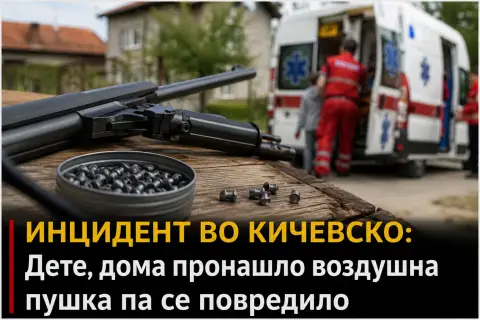 Малолетник од кичевско се самоповредил со воздушна пушка