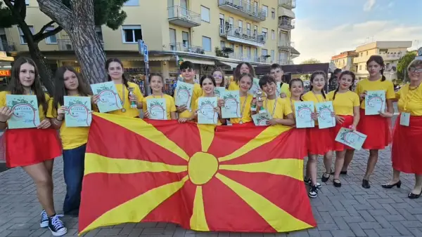 Македонската песна триумфираше во Европа: Хорот на ОУ „Кузман Јосифовски - Питу“ го освои Јесоло во Италија!