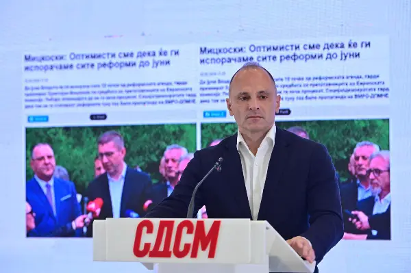 Филипче: „Албанија и Црна Гора одат напред а Македонија стои во место“