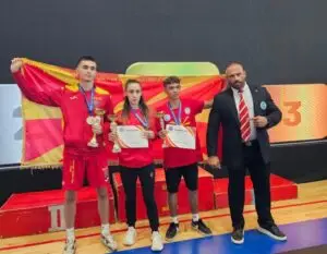 Кик бокс клубот Самурај со два златни и еден сребрен медал на Балканското првенство во Нови Сад