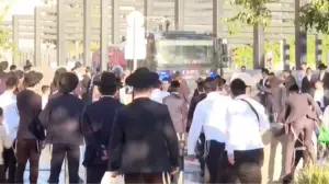 Протест на ултрадоксни Евреи во Израел против задолжителна воена служба