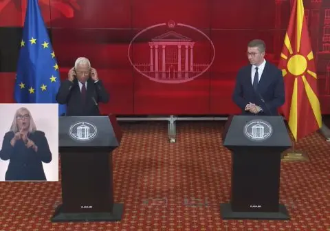 Мицкоски: Нашата позиција е јасна – Македонија не бара олеснувања, туку еднаков третман