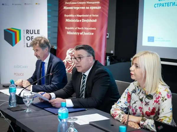 Реализацијата на Развојната секторска стратегија за правосудство достигна 56,9 проценти, велат од Министерство за правда
