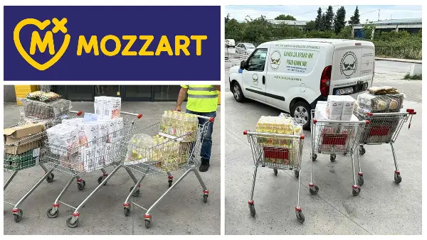 Mozzart ја дарува добрината – Банка за храна обезбеди прехрамбени поризводи за Порака Неготино благодарение на „Театарот на хуманоста“