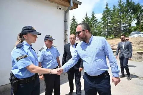Тошковски, Рокас и Григоријан во посета на „Маркова Нога“: Отворањето на граничниот премин ќе донесе нови можности за развој, поврзаност и соработка