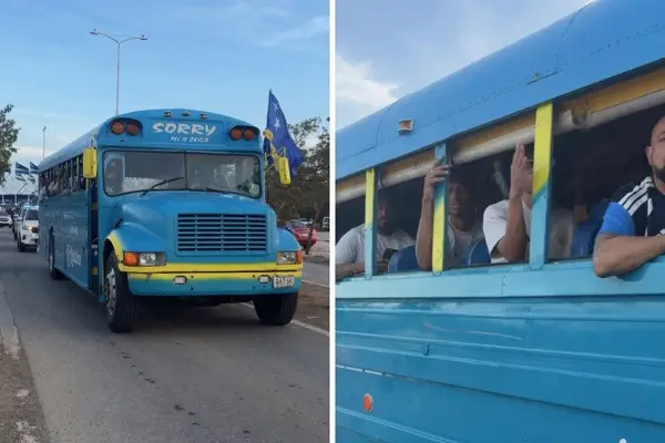 Видео: Автобусот со фудбалерите на Курасао хит на социјалните мрежи