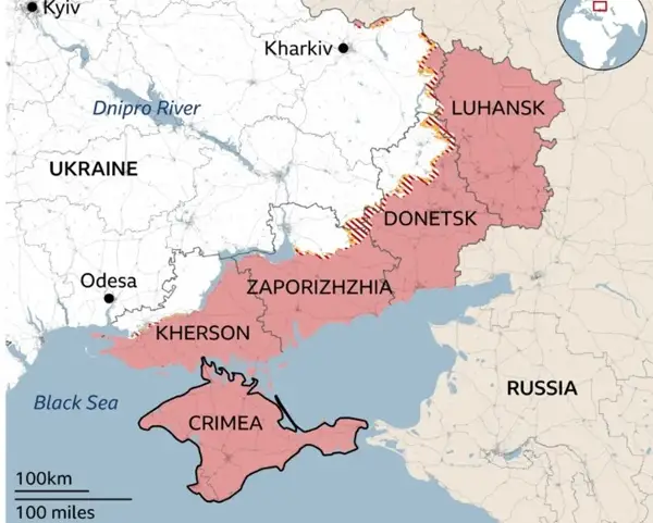 УКРАИНЦИТЕ ТВРДАТ ДЕКА ВО МАРТ ВРАТИЛЕ 250 КВАДРАТНИ КИЛОМЕТРИ ТЕРИТОРИЈА Русите, пак, зазеле други 130 квадратни километри
