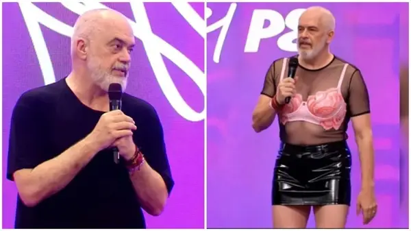(видео) РАМА КАКО ТРАВЕСТИТ: „Кој и да го направил, секоја му чест“, напиша Рама под објавата и плаче од смеење