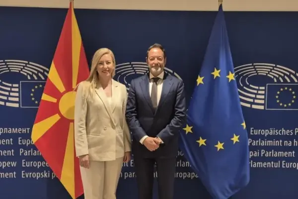 Средба Димовска – Кјокети: Потврдена поддршката на Европскиот парламент за македонската евроинтеграција
