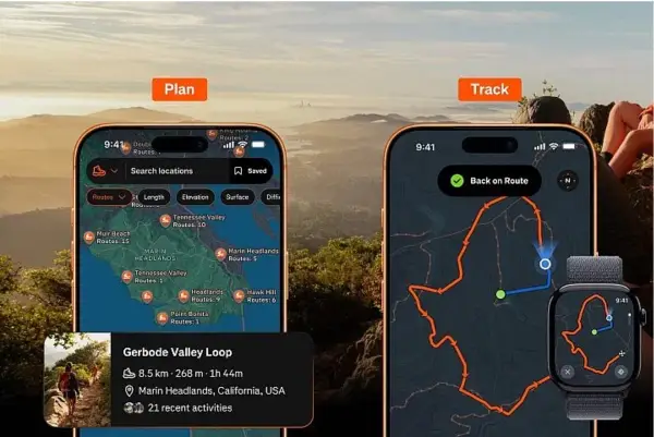 Strava добива подобрени стилови на мапи, зачувување рути и предупредувања за отстапување од рутата