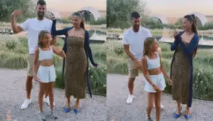 ВИДЕО | Хит-снимка: Ѓоковиќ со ќерката Тара и евровизиската победничка Дара заиграа на „Бангаранга“